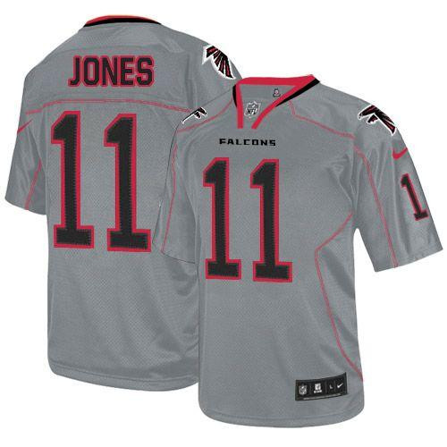 Nike Falcons #11 Julio Jones Lights Out Grey Youth Stitched NFL Elite Jersey Nike Falcons #11 Julio Jones Lights Out Grey Youth Stitched NFL Elite Jersey