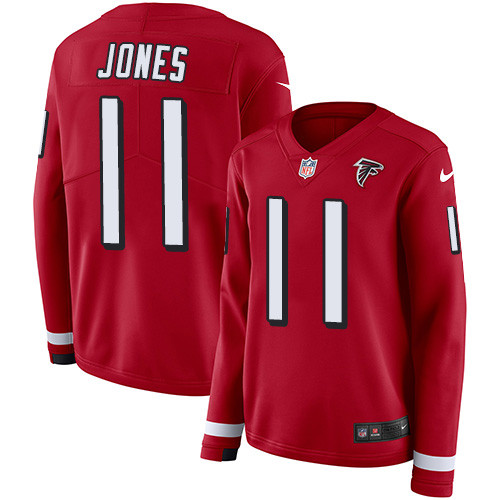 Nike Falcons #11 Julio Jones Red Team Color Women's Stitched NFL Nike Falcons #11 Julio Jones Red Team Color Women's Stitched NFL
