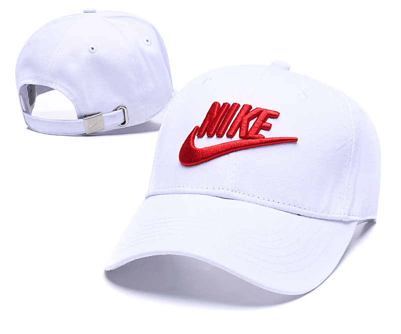 Nike Fresh Logo Khaki Peaked Adjustable Hat 1