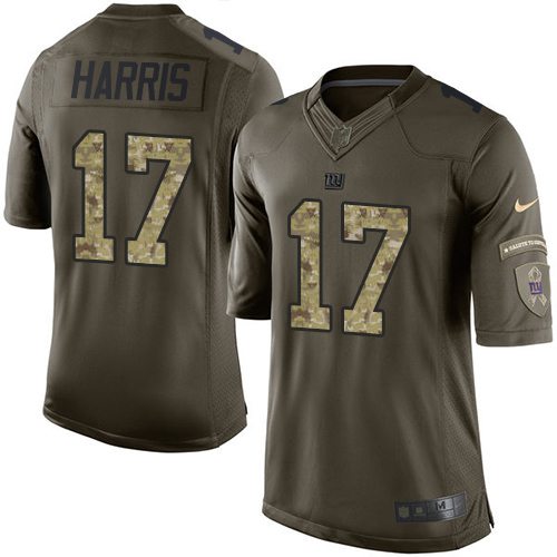Nike Giants #17 Dwayne Harris Green Men's Stitched NFL Limited Salute to Service Jersey Nike Giants #17 Dwayne Harris Green Men's Stitched NFL Limited Salute to Service Jersey