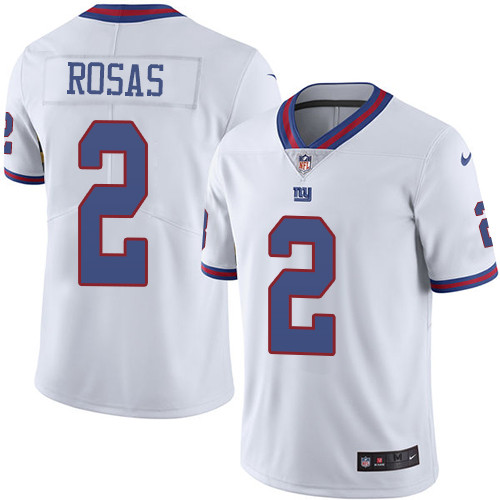 Nike Giants #2 Aldrick Rosas White Youth Stitched NFL Limited Rush Jersey Nike Giants #2 Aldrick Rosas White Youth Stitched NFL Limited Rush Jersey