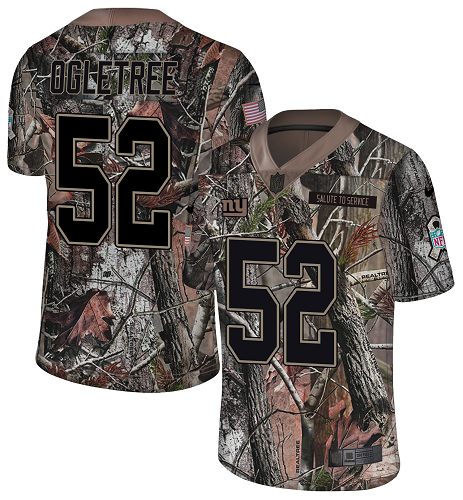 Nike Giants #52 Alec Ogletree Camo Men's Stitched NFL Limited Rush Realtree Jersey