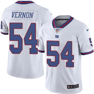 Nike Giants 54 Olivier Vernon White Color Rush Limited Jersey Nike Giants 54 Olivier Vernon White Color Rush Limited Jersey