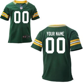 Nike Green Bay Packers Preschool Customized Team Color Game Jersey Nike Green Bay Packers Preschool Customized Team Color Game Jersey