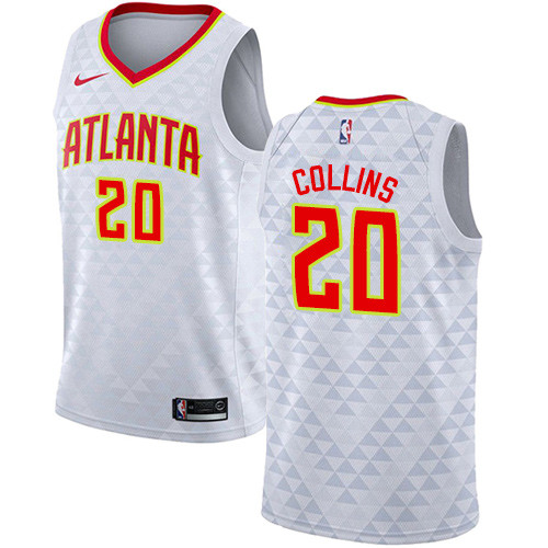 Nike Hawks #20 John Collins White NBA Swingman Association Edition Jersey Nike Hawks #20 John Collins White NBA Swingman Association Edition Jersey
