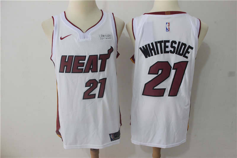 Nike Heat 21 Hassan Whiteside White Nike Authentic Jersey Nike Heat 21 Hassan Whiteside White Nike Authentic Jersey