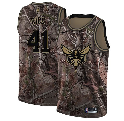 Nike Hornets #41 Glen Rice Camo NBA Swingman Realtree Collection Jersey