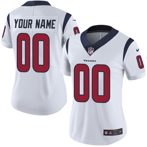 Nike Houston Texans Elite White Road Women's Jersey NFL Vapor Untouchable Customized jerseys Nike Houston Texans Elite White Road Women's Jersey NFL Vapor Untouchable Customized jerseys