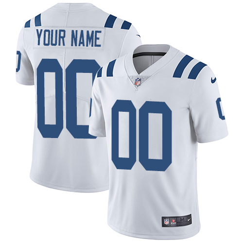 Nike Indianapolis Colts  Limited White Road Men's Jersey NFLVapor Untouchable Customized jerseys