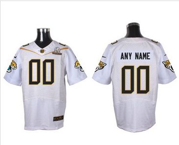 Nike Jacksonville Jaguars Customized White 2016 Pro Bowl Men's Stitched NFL Elite Jersey