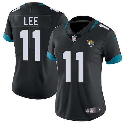 Nike Jaguars #11 Marqise Lee Black Team Color Women's Stitched NFL