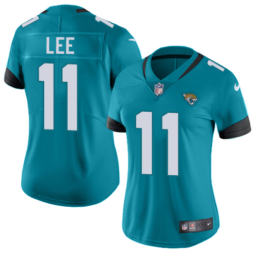 Nike Jaguars #11 Marqise Lee Teal Green Team Color Women's Stitched NFL Vapor Untouchable Limited Jersey Nike Jaguars #11 Marqise Lee Teal Green Team Color Women's Stitched NFL Vapor Untouchable Limited Jersey