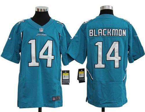 Nike Jaguars #14 Justin Blackmon Teal Green Alternate Youth Stitched NFL Elite Jersey Nike Jaguars #14 Justin Blackmon Teal Green Alternate Youth Stitched NFL Elite Jersey