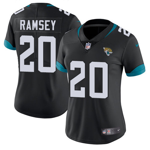 Nike Jaguars #20 Jalen Ramsey Black Team Color Women's Stitched