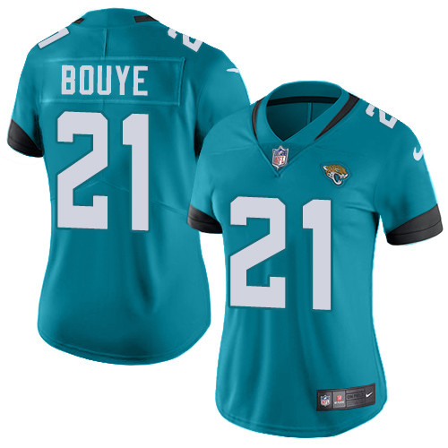 Nike Jaguars #21 A.J. Bouye Teal Green Alternate Women's Stitched