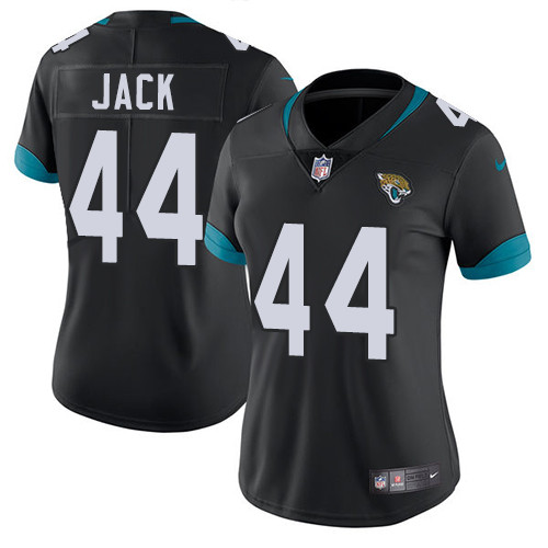 Nike Jaguars #44 Myles Jack Black Team Color Women's Stitched NFL