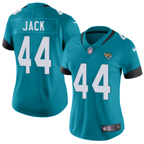 Nike Jaguars #44 Myles Jack Teal Green Team Color Women's Stitched NFL Vapor Untouchable Limited Jersey Nike Jaguars #44 Myles Jack Teal Green Team Color Women's Stitched NFL Vapor Untouchable Limited Jersey