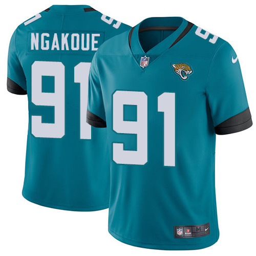 Nike Jaguars #91 Yannick Ngakoue Teal Green Alternate Youth Stitched NFL Vapor Untouchable Limited Jersey Nike Jaguars #91 Yannick Ngakoue Teal Green Alternate Youth Stitched NFL Vapor Untouchable Limited Jersey