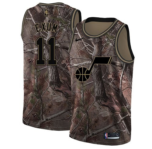 Nike Jazz #11 Dante Exum Camo NBA Swingman Realtree Collection Jersey