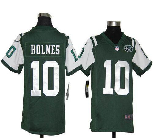 Nike Jets #10 Santonio Holmes Green Team Color Youth Stitched NFL Elite Jersey Nike Jets #10 Santonio Holmes Green Team Color Youth Stitched NFL Elite Jersey
