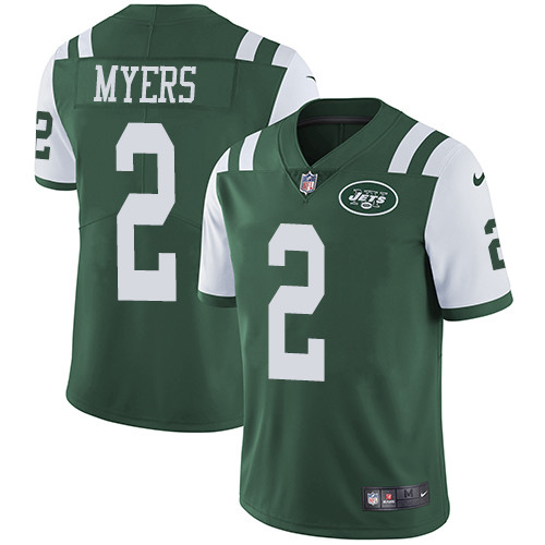 Nike Jets #2 Jason Myers Green Team Color Men's Stitched NFL Vapor Untouchable Limited Jersey Nike Jets #2 Jason Myers Green Team Color Men's Stitched NFL Vapor Untouchable Limited Jersey
