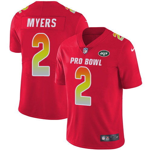 Nike Jets #2 Jason Myers Red Youth Stitched NFL Limited AFC 2019 Pro Bowl Jersey Nike Jets #2 Jason Myers Red Youth Stitched NFL Limited AFC 2019 Pro Bowl Jersey