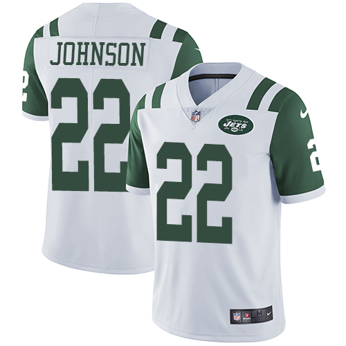 Nike Jets #22 Trumaine Johnson White Men's Stitched NFL Vapor Untouchable Limited Jersey Nike Jets #22 Trumaine Johnson White Men's Stitched NFL Vapor Untouchable Limited Jersey