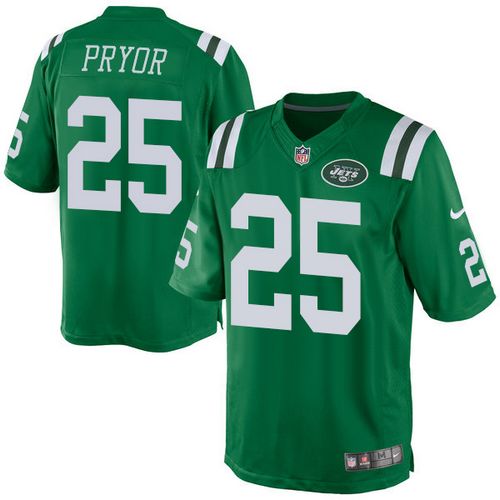Nike Jets #25 Calvin Pryor Green Men's Stitched NFL Elite Rush Jersey