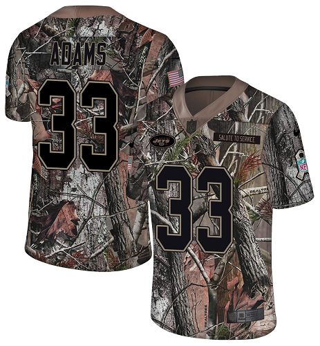 Nike Jets #33 Jamal Adams Camo Men's Stitched NFL Limited Rush Realtree Jersey Nike Jets #33 Jamal Adams Camo Men's Stitched NFL Limited Rush Realtree Jersey