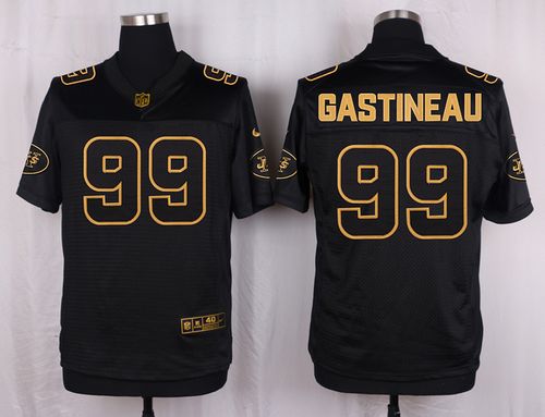 Nike Jets #99 Mark Gastineau Black Men's Stitched NFL Elite Pro Line Gold Collection Jersey Nike Jets #99 Mark Gastineau Black Men's Stitched NFL Elite Pro Line Gold Collection Jersey
