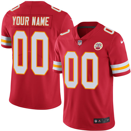 Nike Kansas City Chiefs  Limited Red Home Youth Jersey NFL Vapor Untouchable Customized jerseys