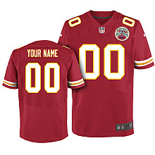 Nike Kansas City Chiefs Customized Elite Red Jerseys
