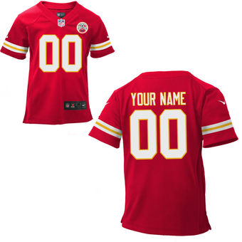 Nike Kansas City Chiefs Infant Customized Game Team Color Jersey Nike Kansas City Chiefs Infant Customized Game Team Color Jersey