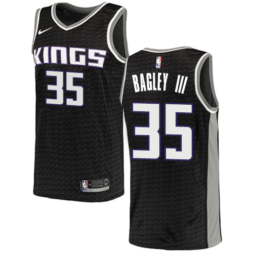 Nike Kings #35 Marvin Bagley III Black NBA Swingman Statement Edition Jersey Nike Kings #35 Marvin Bagley III Black NBA Swingman Statement Edition Jersey