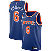 Nike Knicks #6 Kristaps Porzingis  White NBA Swingman Jerse (2)