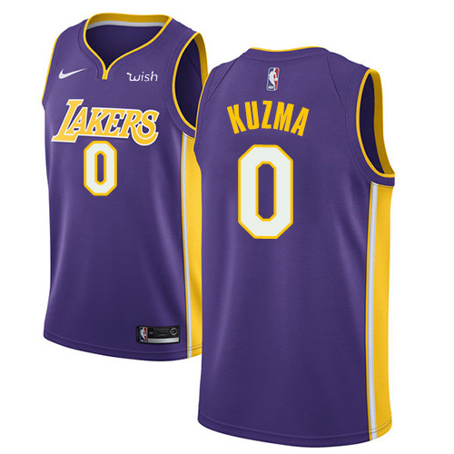 Nike Lakers #0 Kyle Kuzma Purple Youth NBA Swingman Statement Edition Jersey Nike Lakers #0 Kyle Kuzma Purple Youth NBA Swingman Statement Edition Jersey