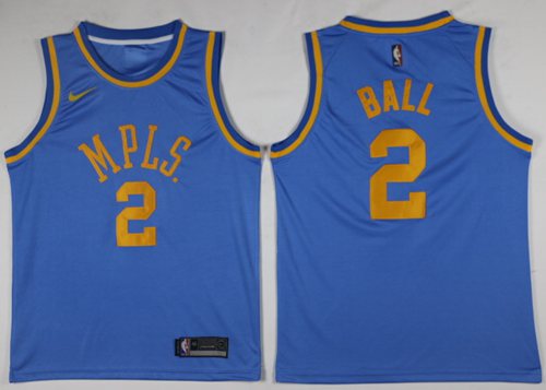 Nike Lakers #2 Lonzo Ball Royal Blue Hardwood Classics NBA Swingman Jersey Nike Lakers #2 Lonzo Ball Royal Blue Hardwood Classics NBA Swingman Jersey