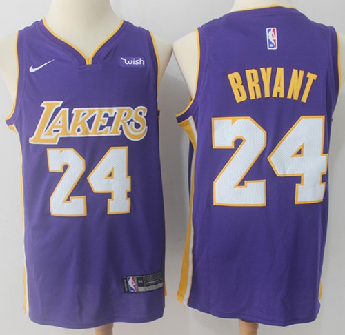 Nike Lakers #24 Kobe Bryant Purple NBA Swingman Jersey Nike Lakers #24 Kobe Bryant Purple NBA Swingman Jersey
