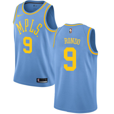 Nike Lakers #9 Rajon Rondo Royal Blue Women's NBA Swingman Hardwood Classics Jersey Nike Lakers #9 Rajon Rondo Royal Blue Women's NBA Swingman Hardwood Classics Jersey