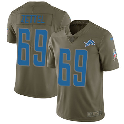Nike Lions #69 Anthony Zettel Olive Youth Stitched NFL Limited 2017 Salute to Service Jersey Nike Lions #69 Anthony Zettel Olive Youth Stitched NFL Limited 2017 Salute to Service Jersey