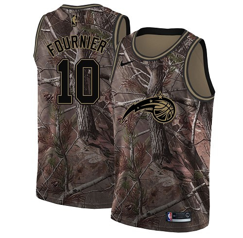 Nike Magic #10 Evan Fournier Camo NBA Swingman Realtree Collection Jersey