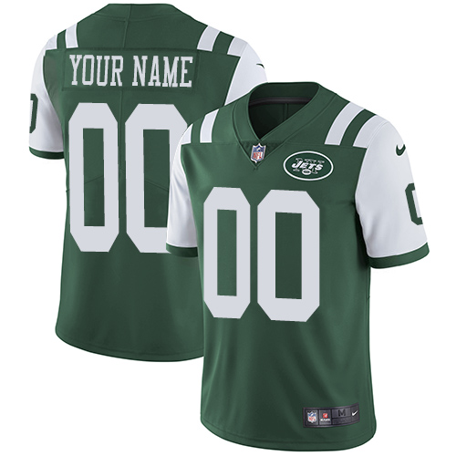 Nike NFL New York Jets Vapor Untouchable Customized Limited Green Home Men's Jersey