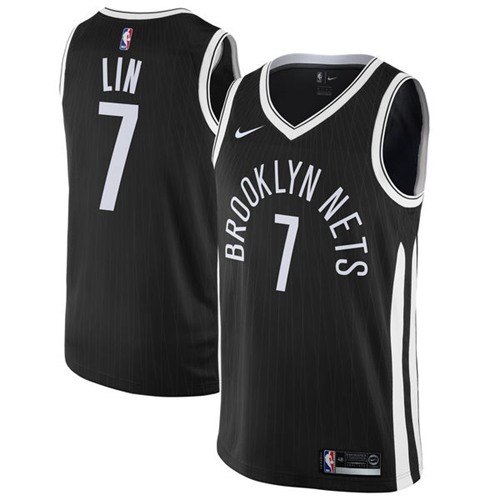 Nike Nets #7 Jeremy Lin Black NBA Swingman City Edition Jersey Nike Nets #7 Jeremy Lin Black NBA Swingman City Edition Jersey