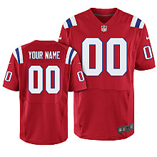 Nike New England Patriots Customized Elite Red Jerseys