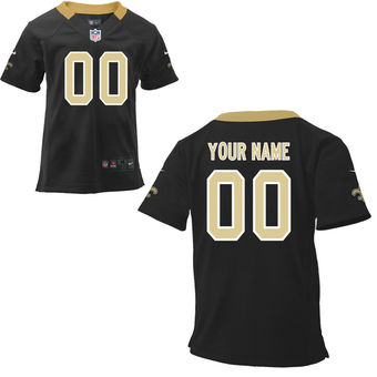 Nike New Orleans Saints Preschool Customized Team Color Game Jersey