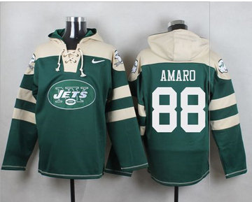 Nike New York Jets #88 Jace Amaro Green Player Pullover NFL Hoodie Nike New York Jets #88 Jace Amaro Green Player Pullover NFL Hoodie