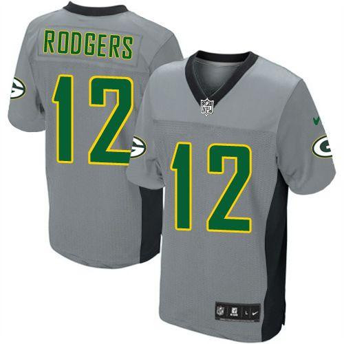 Nike Packers #12 Aaron Rodgers Grey Shadow Youth Stitched NFL Elite Jersey Nike Packers #12 Aaron Rodgers Grey Shadow Youth Stitched NFL Elite Jersey