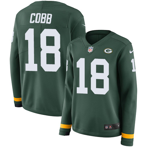 Nike Packers #18 Randall Cobb Green Team Color Women's Stitched Nike Packers #18 Randall Cobb Green Team Color Women's Stitched