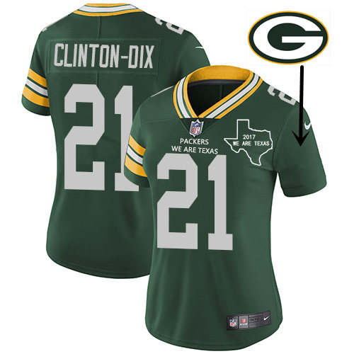 Nike Packers Green Team Color Women's Stitched NFL Vapor Untouchable Limited Jersey