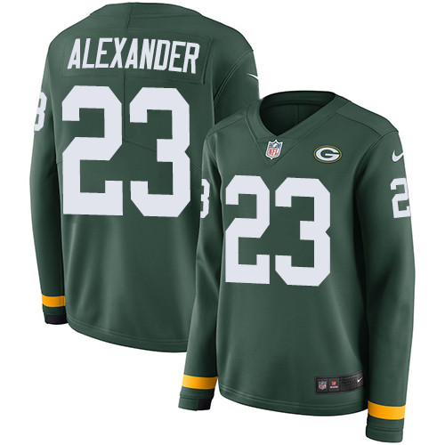 Nike Packers #23 Jaire Alexander Green Team Color Women's Stitched